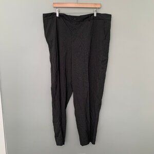 NEW CJ Banks gray striped stretch Made‎ in USA straight leg dress pants